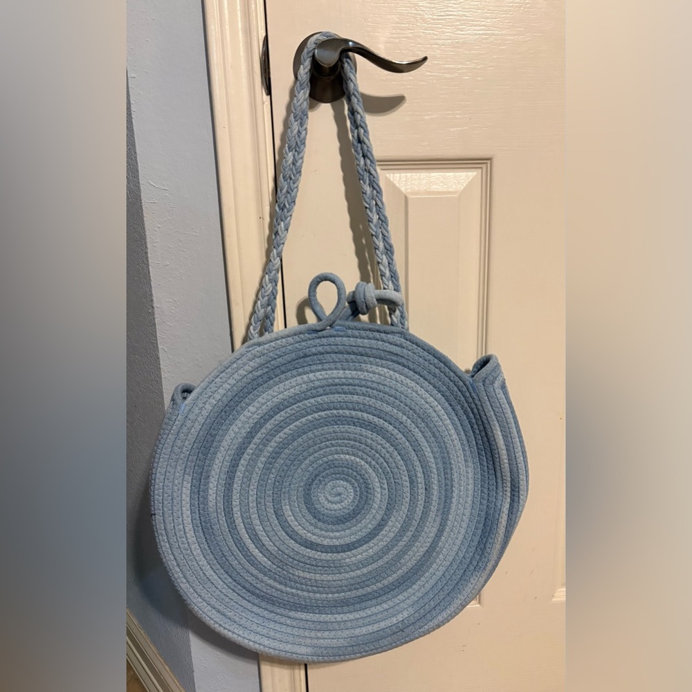 Universal Thread Light Blue Circular Shoulder Bag - image 1